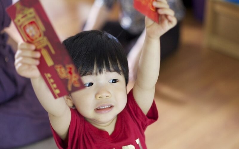 Czerwone koperty, hongbao, Chiński Nowy Rok, Święto Wiosny