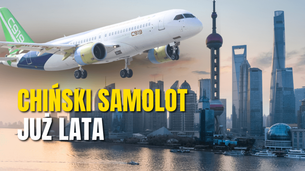 Chiński samolot pasażerski wybrał się w swój pierwszy pasażerski lot
